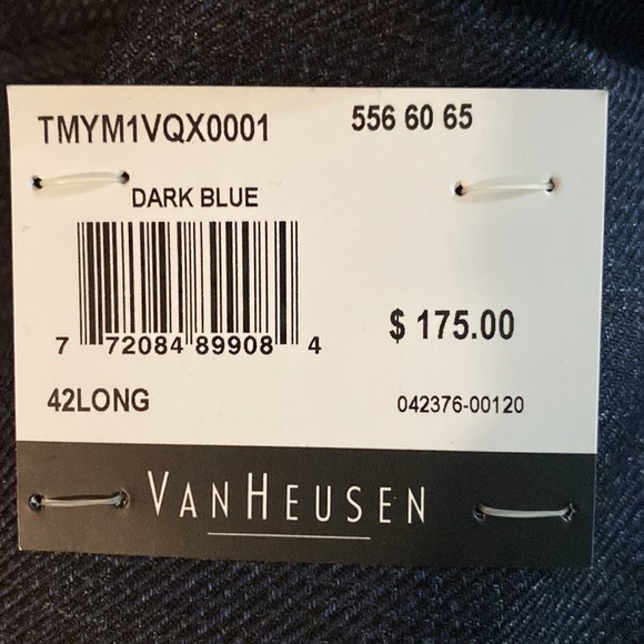 Van Heusen dark blue suit separates - Picture 2 of 2